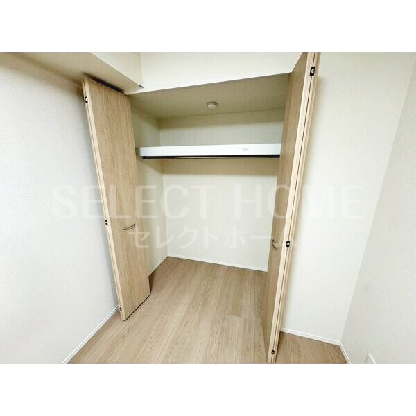 収納　十分な収納スペースがあります