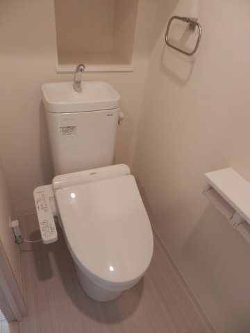 トイレ　ゆったりとした空間のトイレです