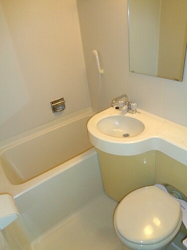 バス・シャワールーム　３点ユニットバス　※前回募集時2019年7月撮影