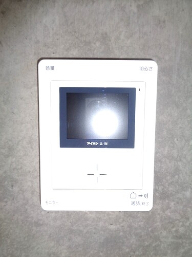 セキュリティ　モニター付きインターホン※前回募集時2019.7撮影