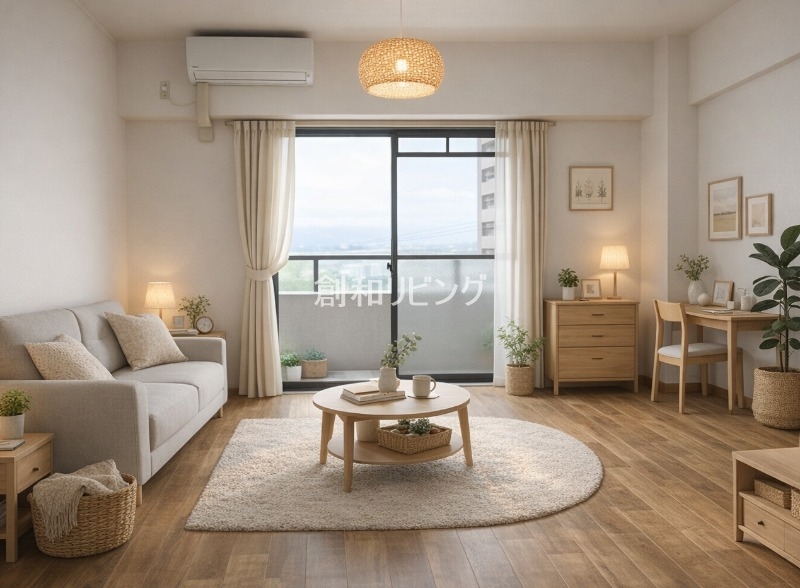 居室・リビング　家具・インテリアはCGです