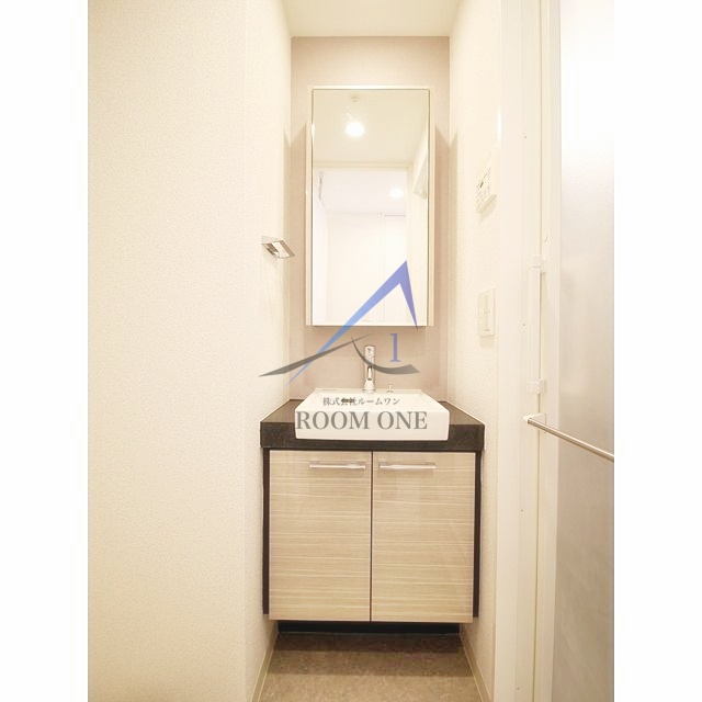 洗面設備　洗面台です。