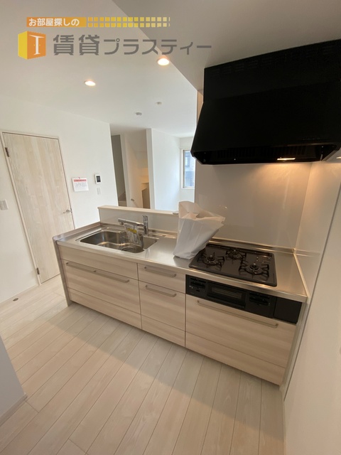 キッチン　３口システムキッチン！