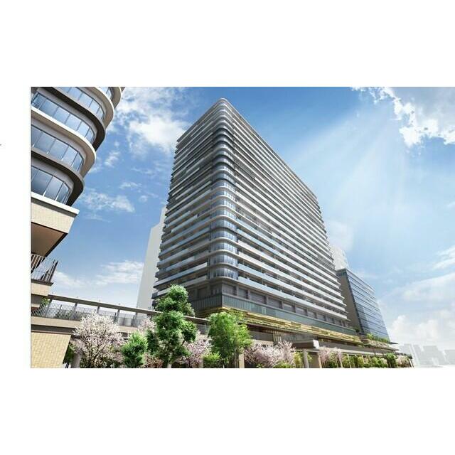 建物外観　鉄筋コンクリート造のがっちりとした建物。