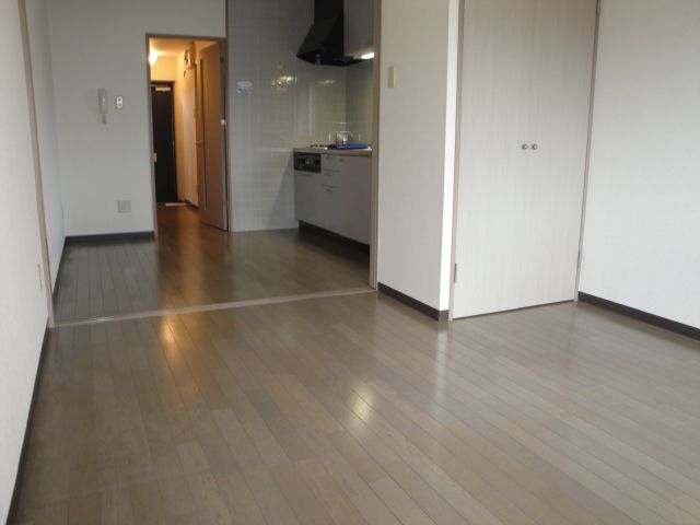 居室・リビング　玄関に向かって