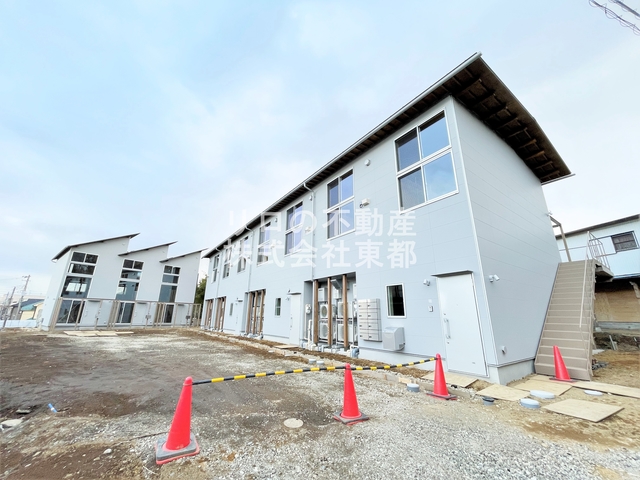 建物外観　建築中のため実際の建物と設備等が変更になる場合がございます。