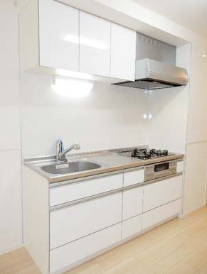 キッチン　★3口コンロ、グリル付きシステムキッチン★