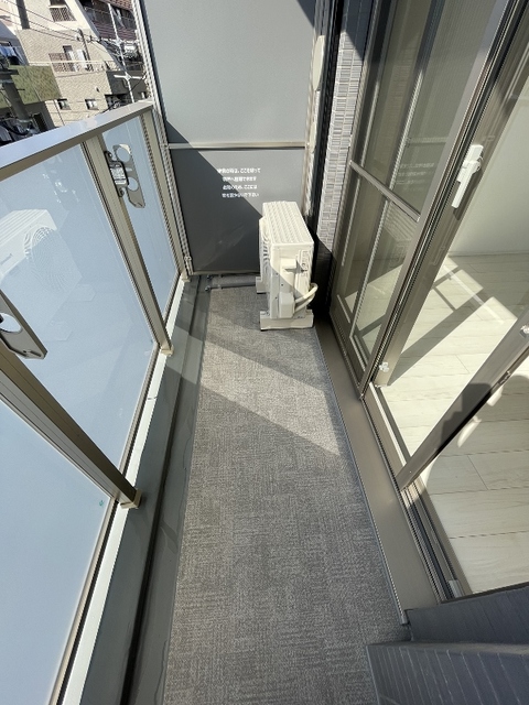 バルコニー　広々としたバルコニーです