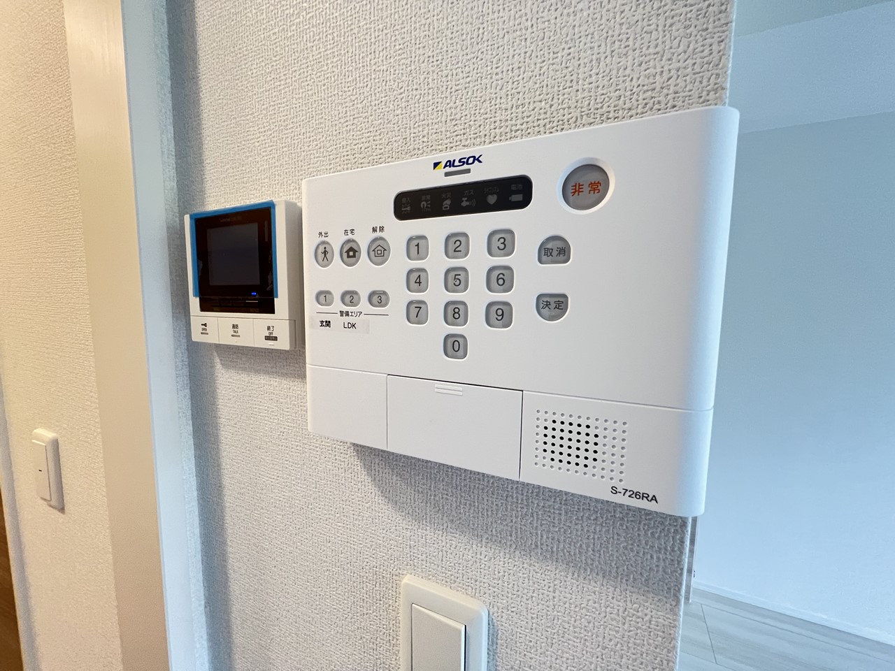 セキュリティ　同施工物件内装写真