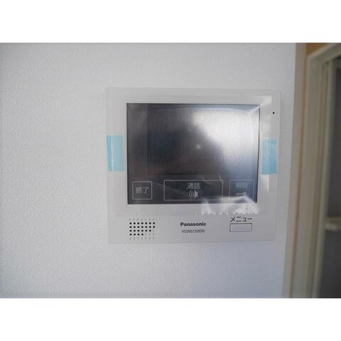 セキュリティ　モニター付オートロックです