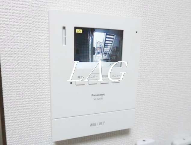 セキュリティ　モニター付きインターホンです。