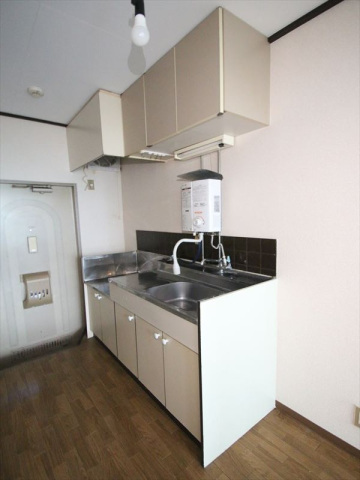 キッチン　ガスコンロ設置可