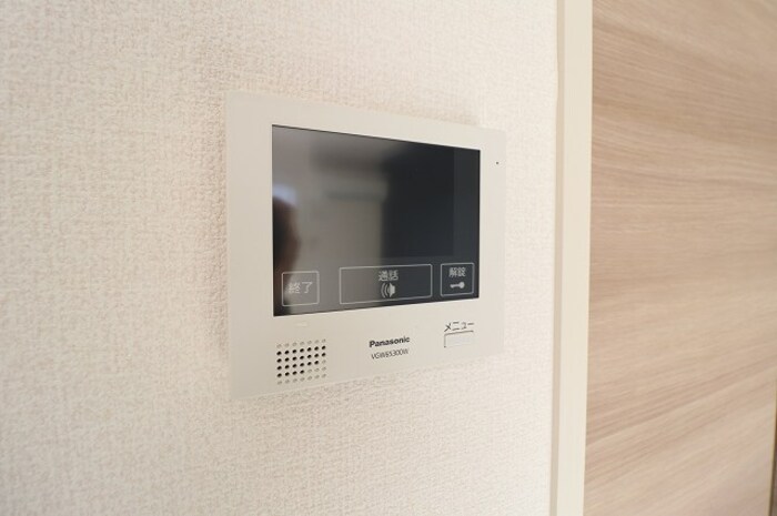 セキュリティ　モニターインターホンです