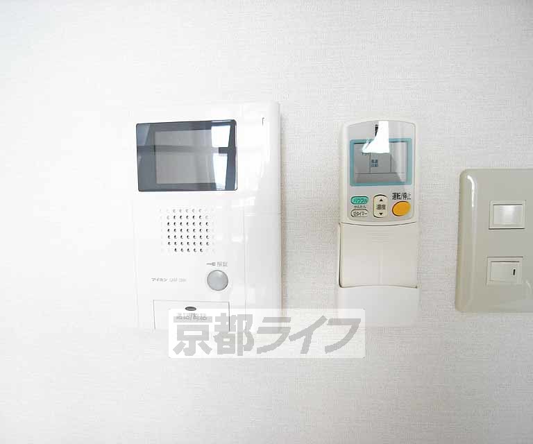 セキュリティ　来客も安心です。