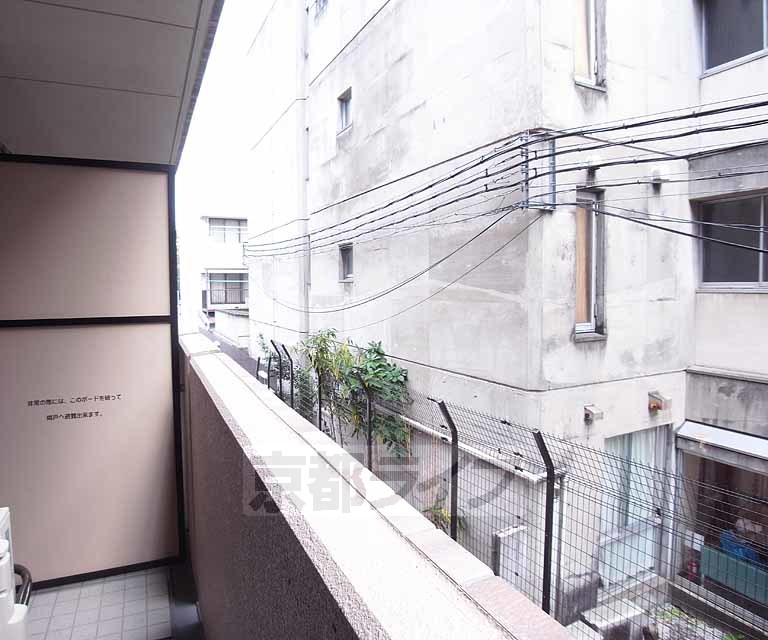 眺望　東向きのバルコニーです。