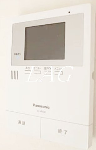 セキュリティ　モニター付きインターフォンです。