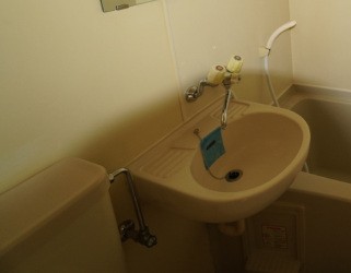 洗面設備　同物件別号室のものです。