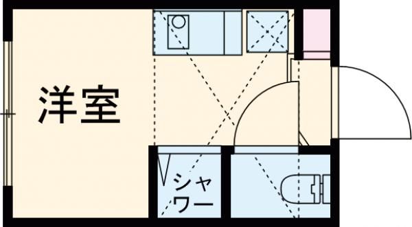 ハーモニーテラス日ノ出町Vの間取り写真