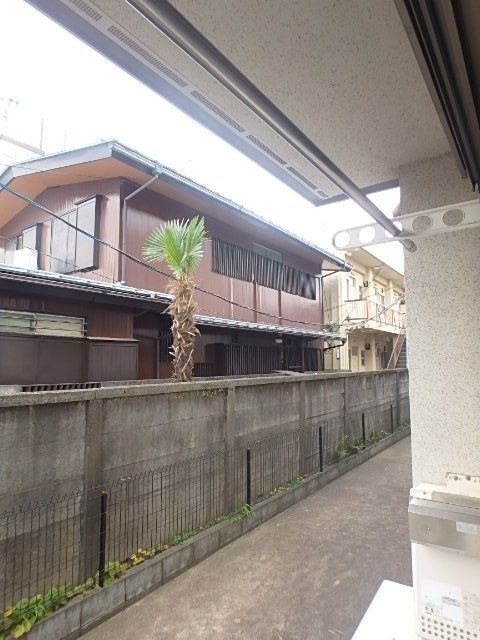 眺望　洗濯物干し場