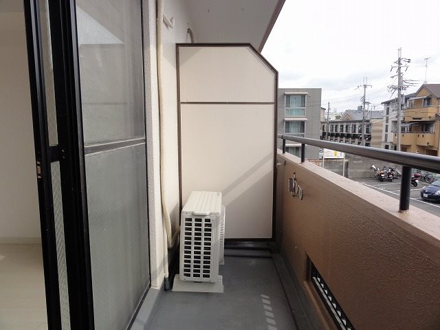 バルコニー　別のタイプのお部屋です。