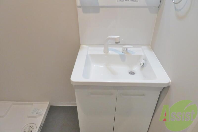 洗面設備　洗面は独立していて朝の準備もバッチリＯＫです。