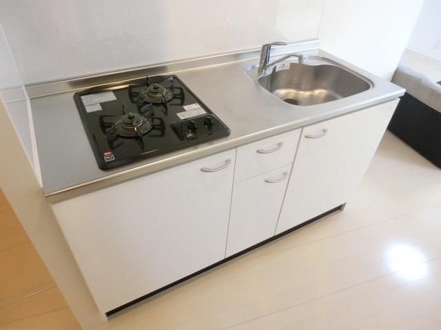 キッチン　2口ガスシステムキッチン