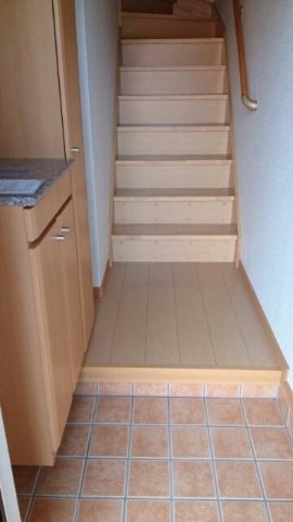 玄関　シンプルで使いやすい玄関です