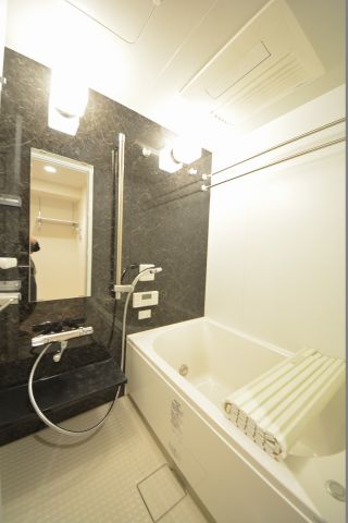 バス・シャワールーム　プレサンス松屋町駅前デュオ　広い浴室