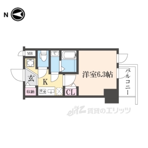ファステート京都東寺フェイブの間取り写真