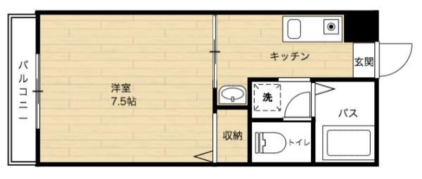 コットンハウスの間取り写真