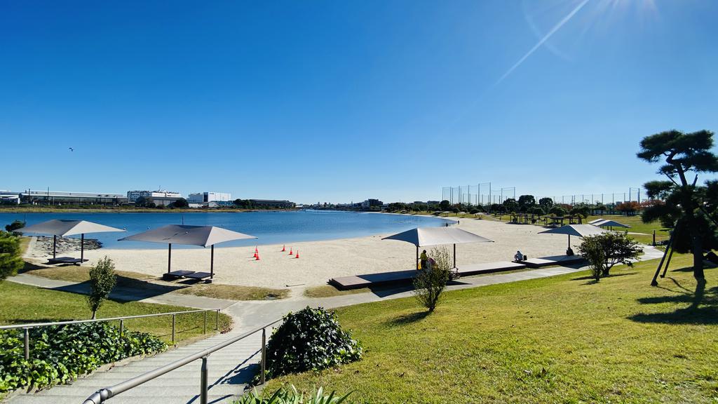 公園　白い砂浜☆青い海☆大森ふるさとの浜辺公園まで徒歩6分（公園）まで450m