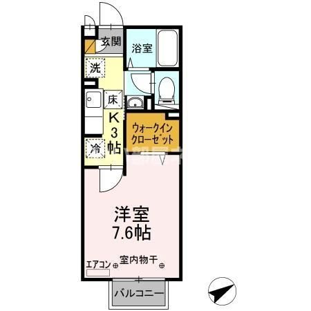 セジュールIの間取り写真