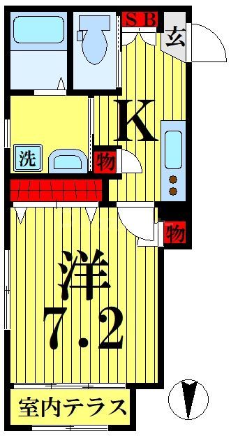 ボヌールトレセアの間取り写真
