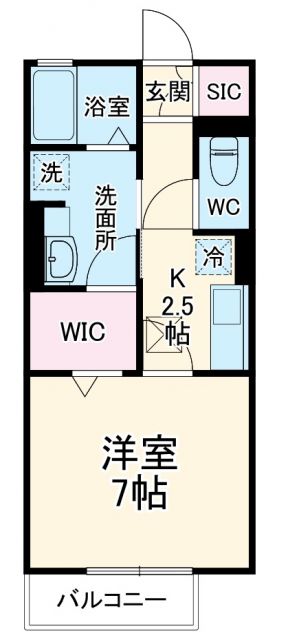With湘南Aの間取り写真