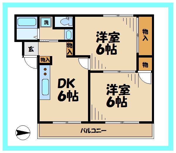 アネックス2の間取り写真