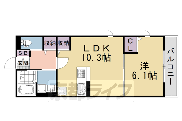 阪急京都線 西京極駅 徒歩14分 2階建 新築の間取り写真