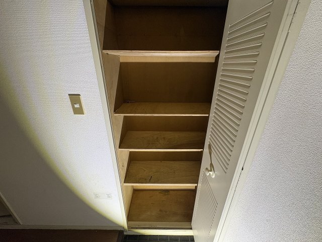収納　たっぷりとした収納スペースです