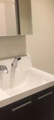 洗面設備　朝日目黒マンション