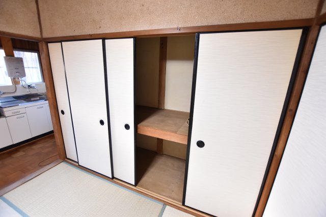 収納　別号室の写真です。ご参考までに