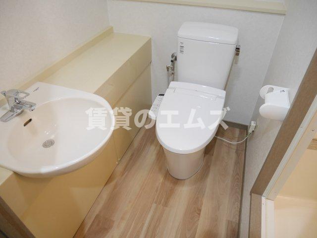 洗面設備　サルヴァトーレ大橋の脱衣所