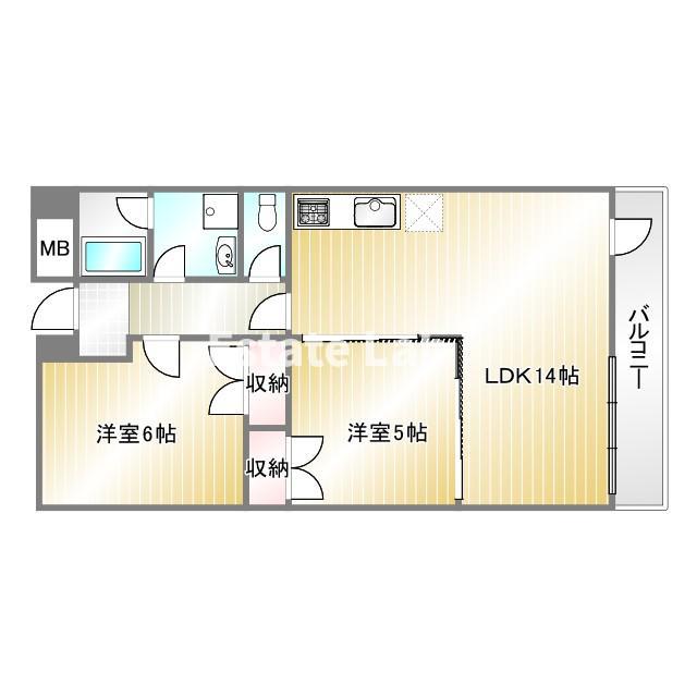 HKマンションの間取り写真
