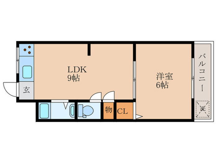 西京都マンションIIの間取り写真