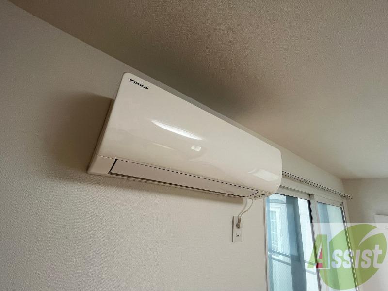 その他設備　エアコンが設置されているので、入居日から利用できます。