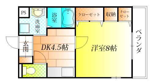 ボワリジェールOKAの間取り写真