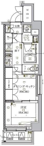 セジョリ南麻布の間取り写真