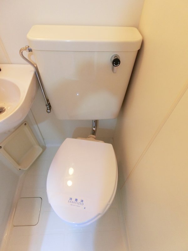 阪急箕面線 箕面駅 徒歩8分 4階建 築40年のトイレ写真