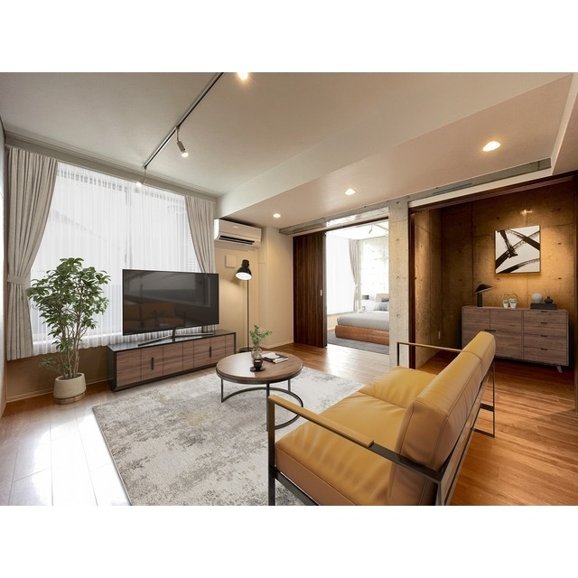 居室・リビング　家具・調度品等はＣＧ加工です。実際の賃貸住居には含まれません