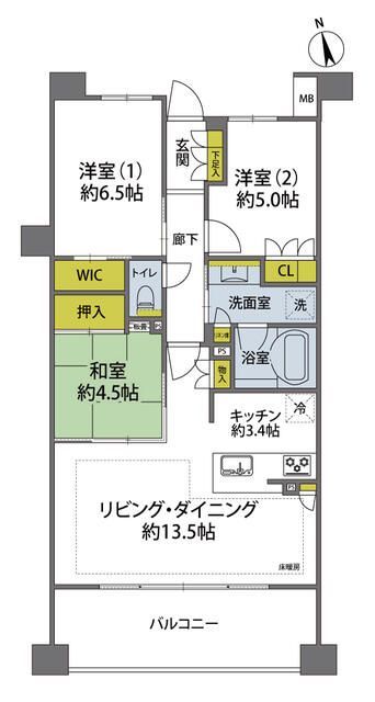 プレミスト上大岡の間取り写真