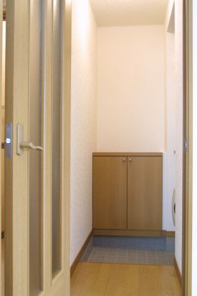 玄関　落ち着いた玄関です