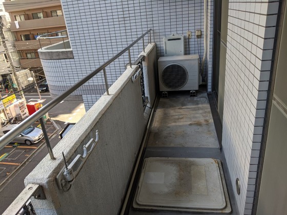 バルコニー　※別部屋の写真です